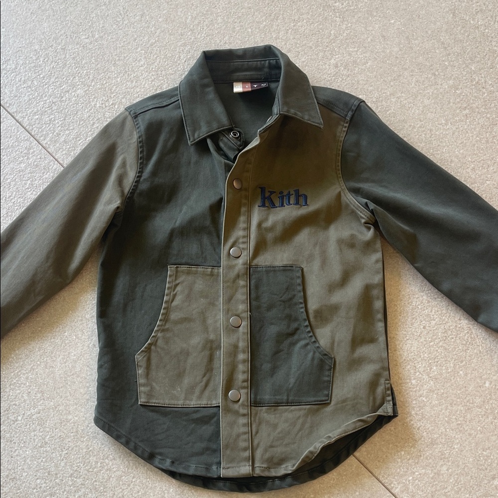Kith Kids Olive Button-Down Shirt